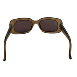 Gucci Translucent Grey Rectangular-Framed Sunglasses