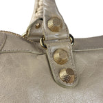 Balenciaga Beige Leather Large Classic City Bag