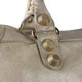 Balenciaga Beige Leather Large Classic City Bag
