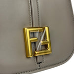 Fendi Dove Gray Leather C'mon Crossbody Bag