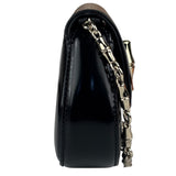 Gucci Black Leather Bamboo Night Small Clutch/Pochette