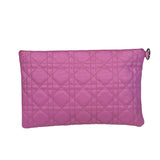 Christian Dior Fuchsia Leather  Flat Pouch