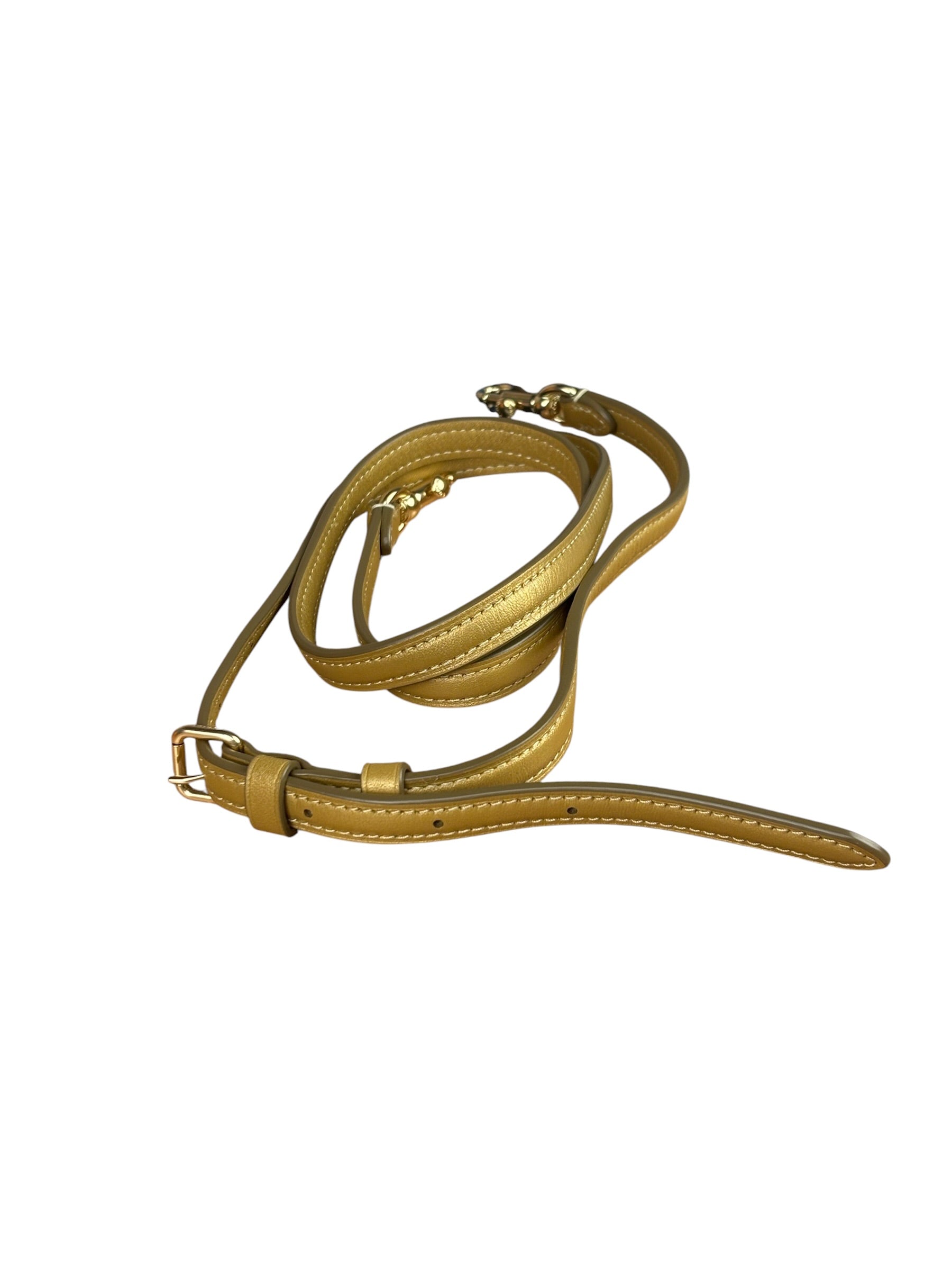 Coach Yellow Gold Mini Bucket Crystal Two-Way Bag