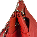 Chanel Red Quilted Leather Natural Beauty Chain Tote 2010
