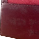 Burberry Blue Label Red Suede/ Leather Wallet