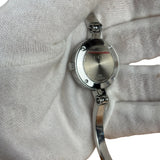 Gucci 105 Round Black Stick Dial Bangle