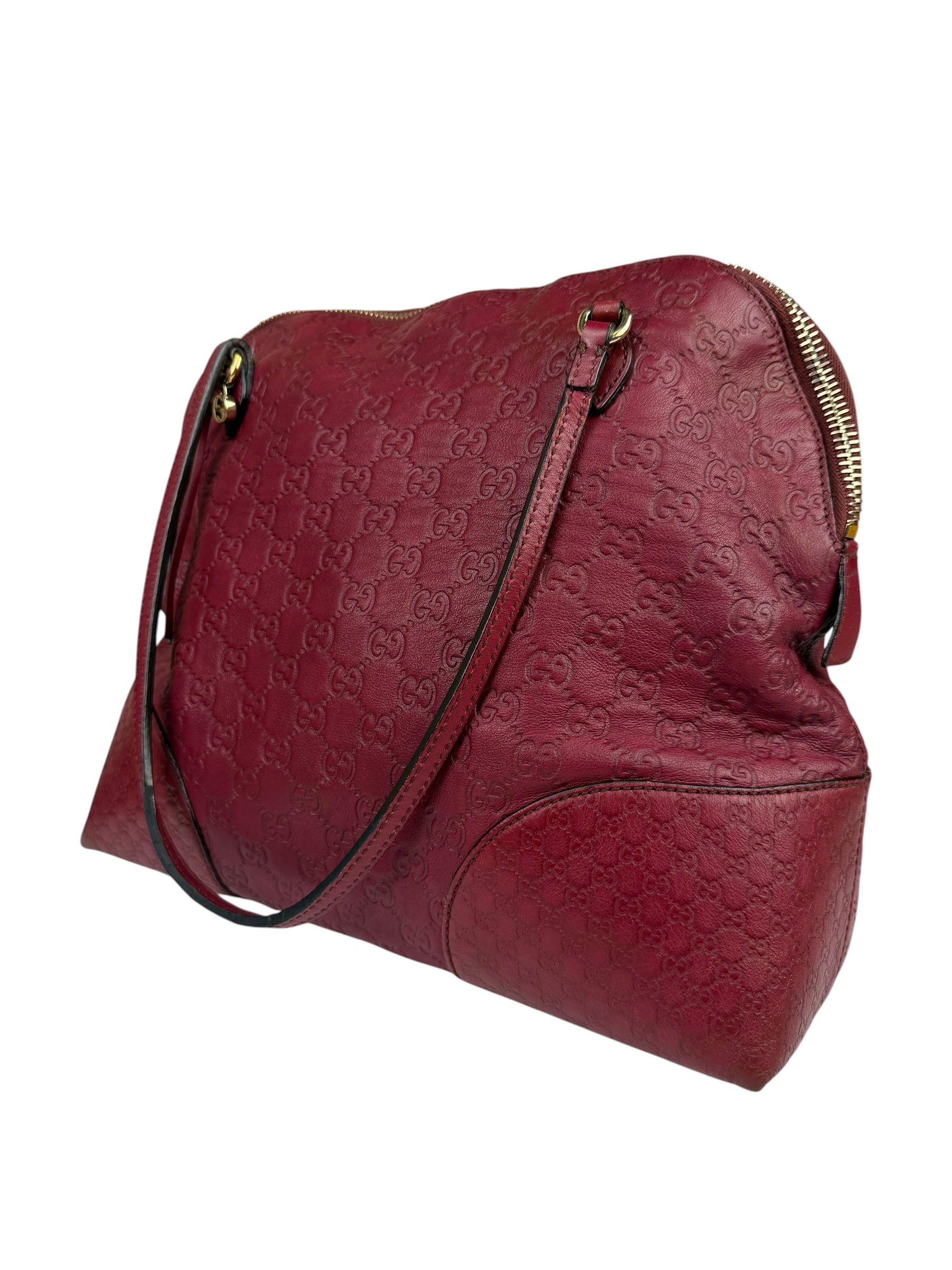 Gucci Ruby Red Bree Dome Tote