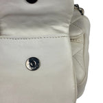 Chanel White Quilted Leather Multi-pocket Flap Bag 2007