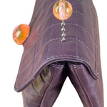 Chanel Purple Lambskin Ball Button Flap 2001