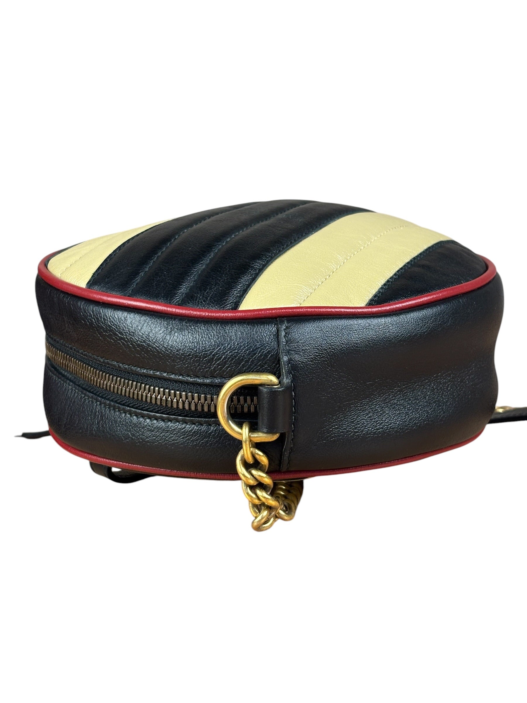 Gucci Multicolor Leather Azalea Marmont Round Crossbody