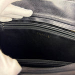 Chanel Vintage Black/White Leather CC Chain Tote '89-'91