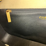 Chanel East West Beige Jersey Flap Bag 2002