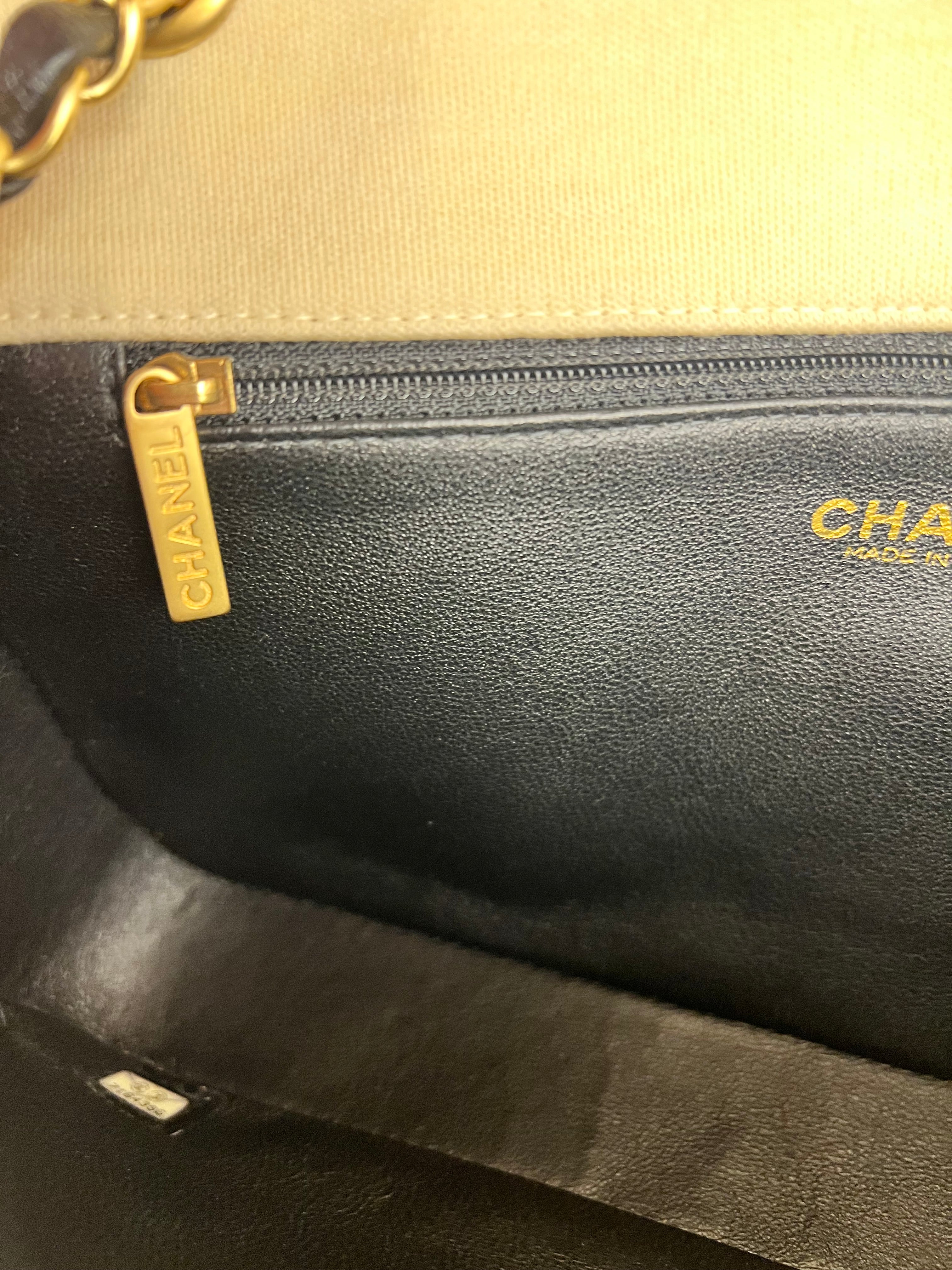 Chanel East West Beige Jersey Flap Bag 2002