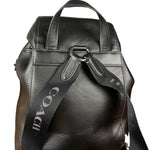 Coach Leather Pace Backpack Black