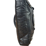 Balenciaga Black Leather Moto City Two-Way Bag