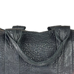 Alexander Wang Black Pebbled Leather Rocco Satchel