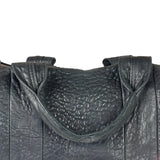 Alexander Wang Black Pebbled Leather Rocco Satchel