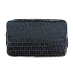 Fendi FF Black Canvas Logo Tote
