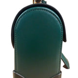 Gucci Green Padlock Bamboo Handle Handbag