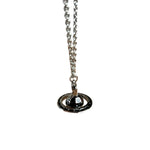 Vivienne Westwood Silver 3D Globe Necklace