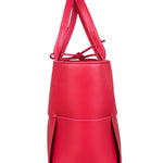 Bottega Veneta Red Leather Arco Tote Bag