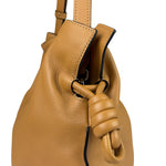 Loewe Brown Leather Flamenco Shoulder Bag
