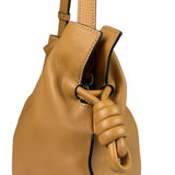 Loewe Brown Leather Flamenco Shoulder Bag