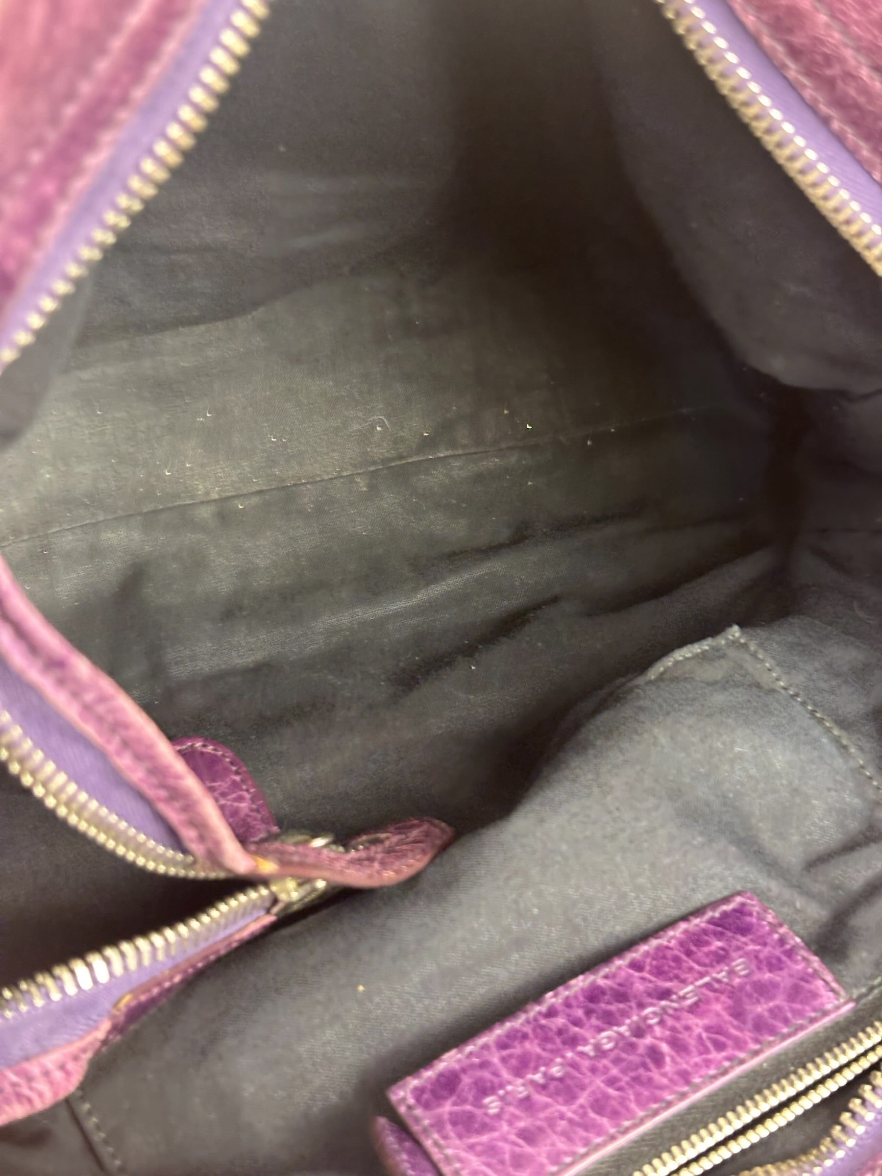 Balenciaga Purple City Bag