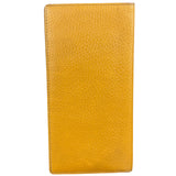 Loewe Yellow Leather Anagram Slim Bifold Long Wallet