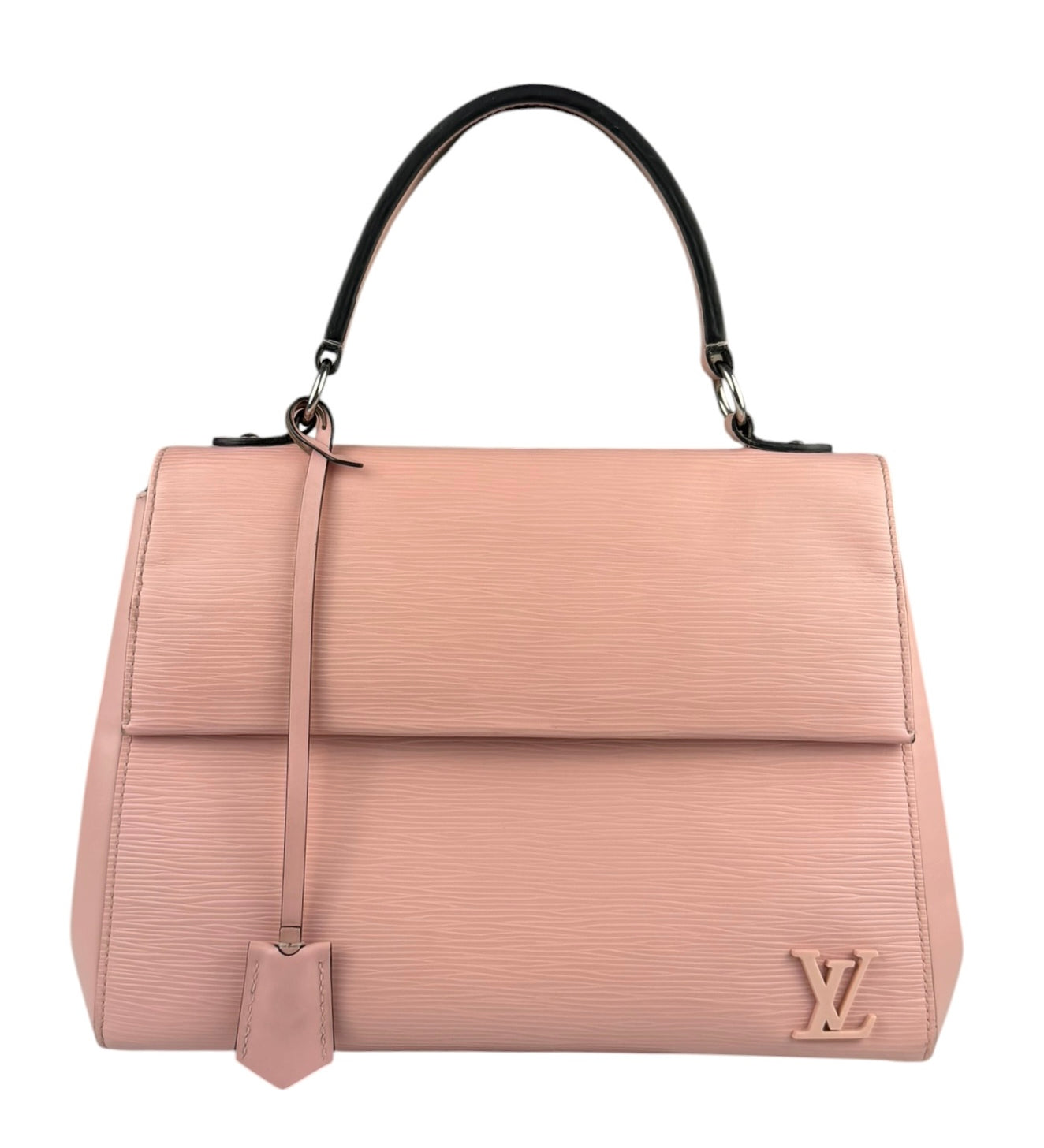 Louis Vuitton Nude Pink Epi Leather Cluny Rose Ballerine Hand Bag