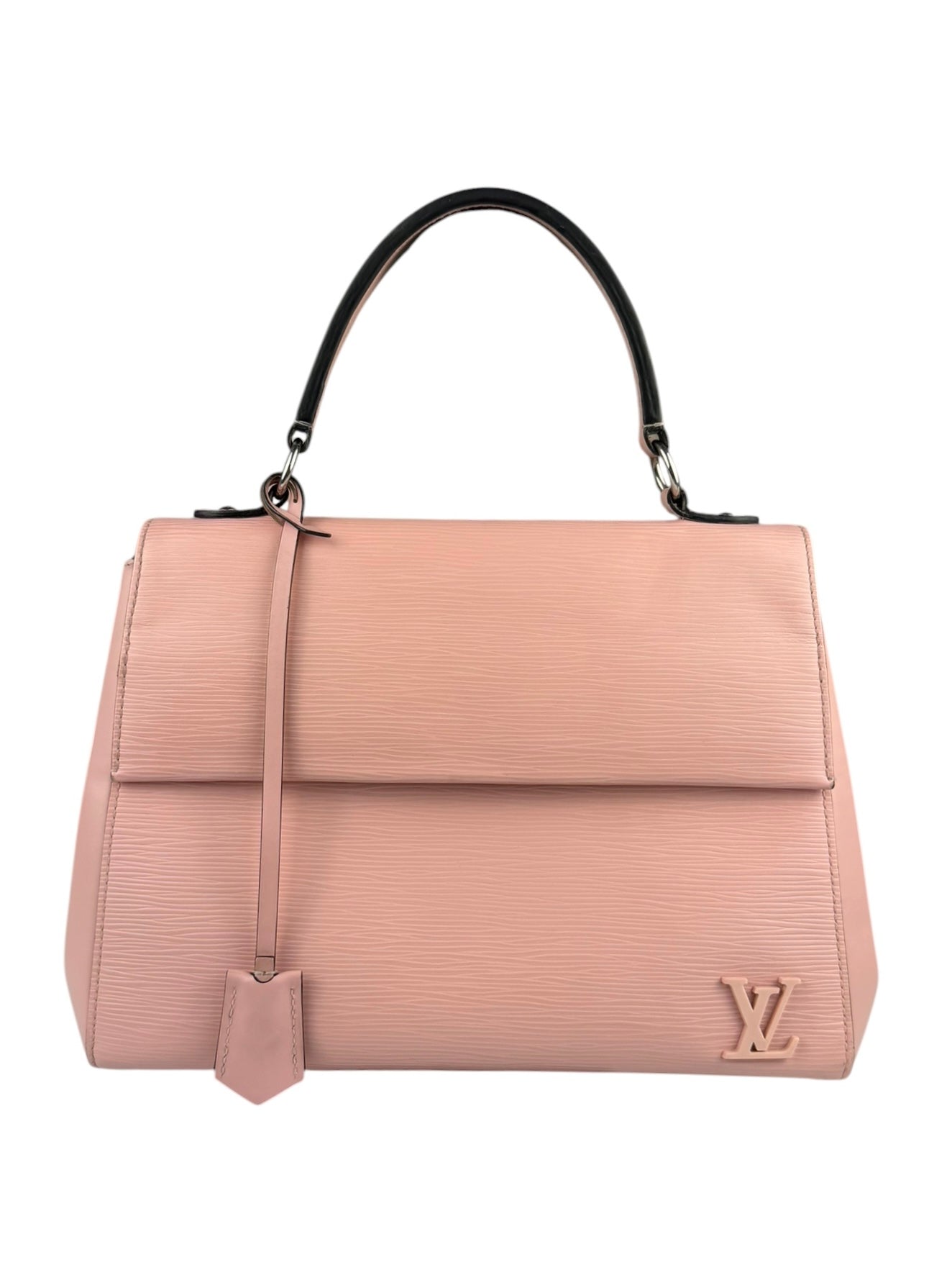 Louis Vuitton Nude Pink Epi Leather Cluny Rose Ballerine Hand Bag