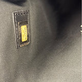 Chanel Black Lambskin CC Swirl Pattern Tote 2000