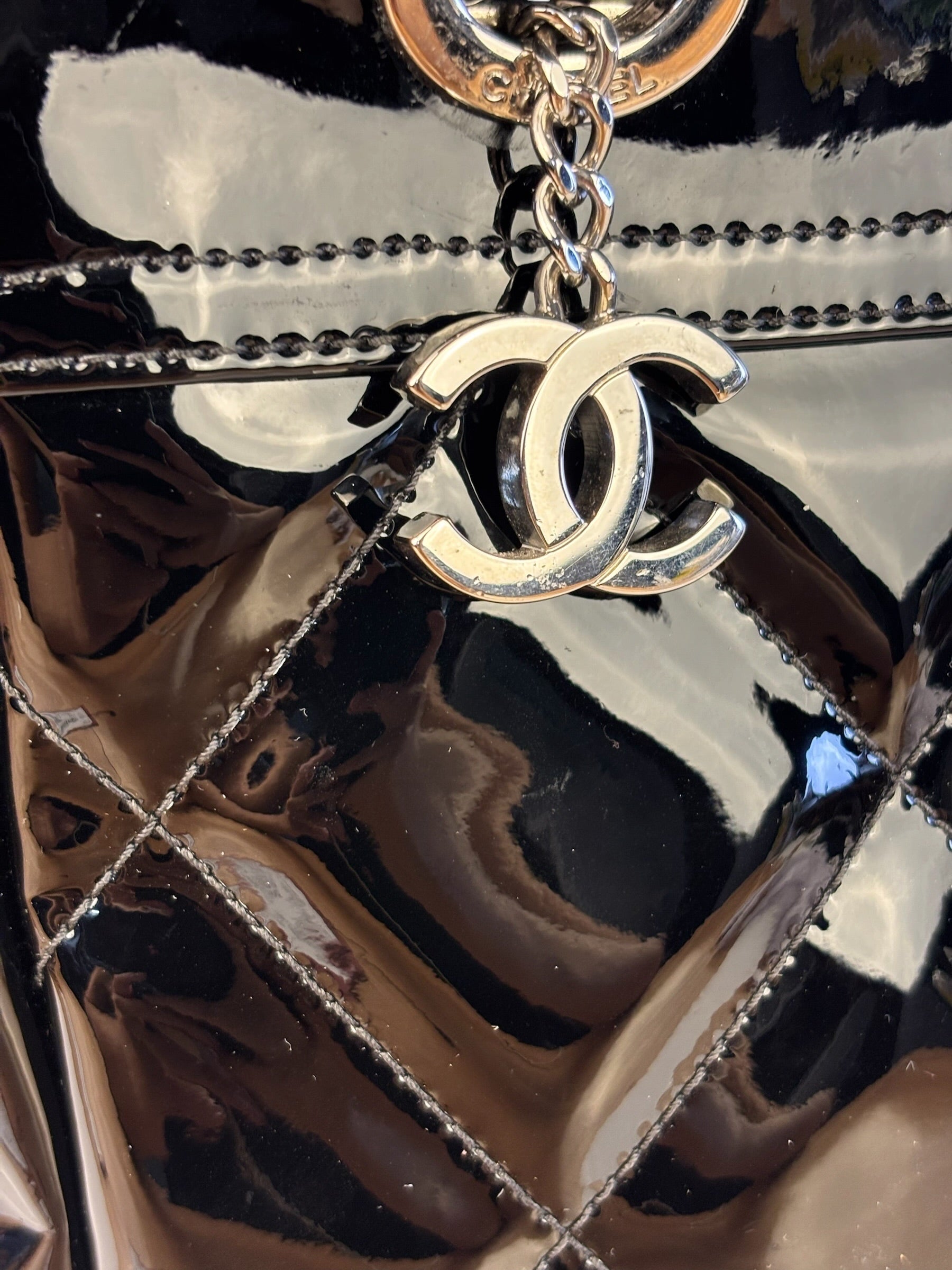 Chanel Black Leather Paris-Biarritz Tote