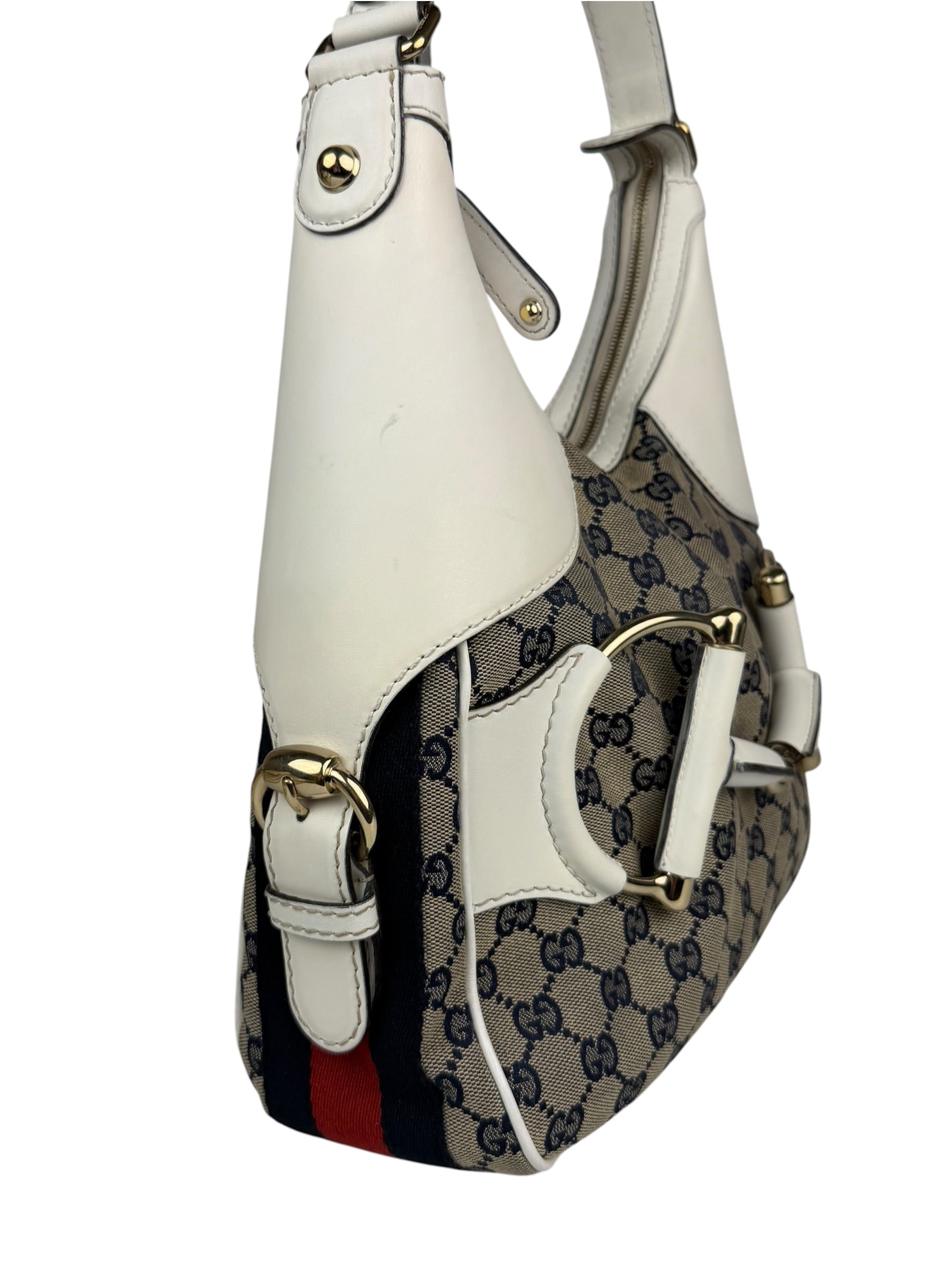 Gucci GG Horsebit Heritage Hobo Shoulder Bag