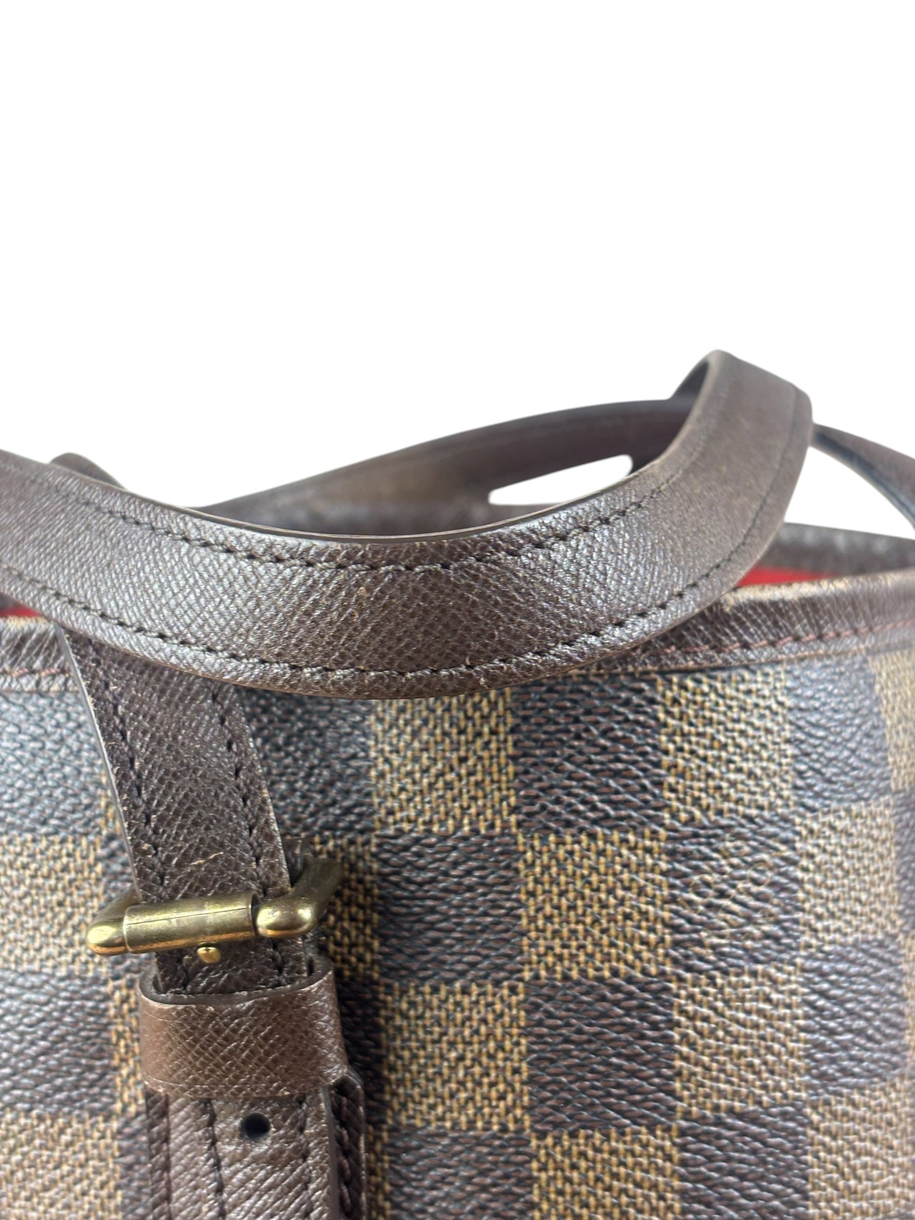 Louis Vuitton Damier Ebene Marais PM Bucket Bag