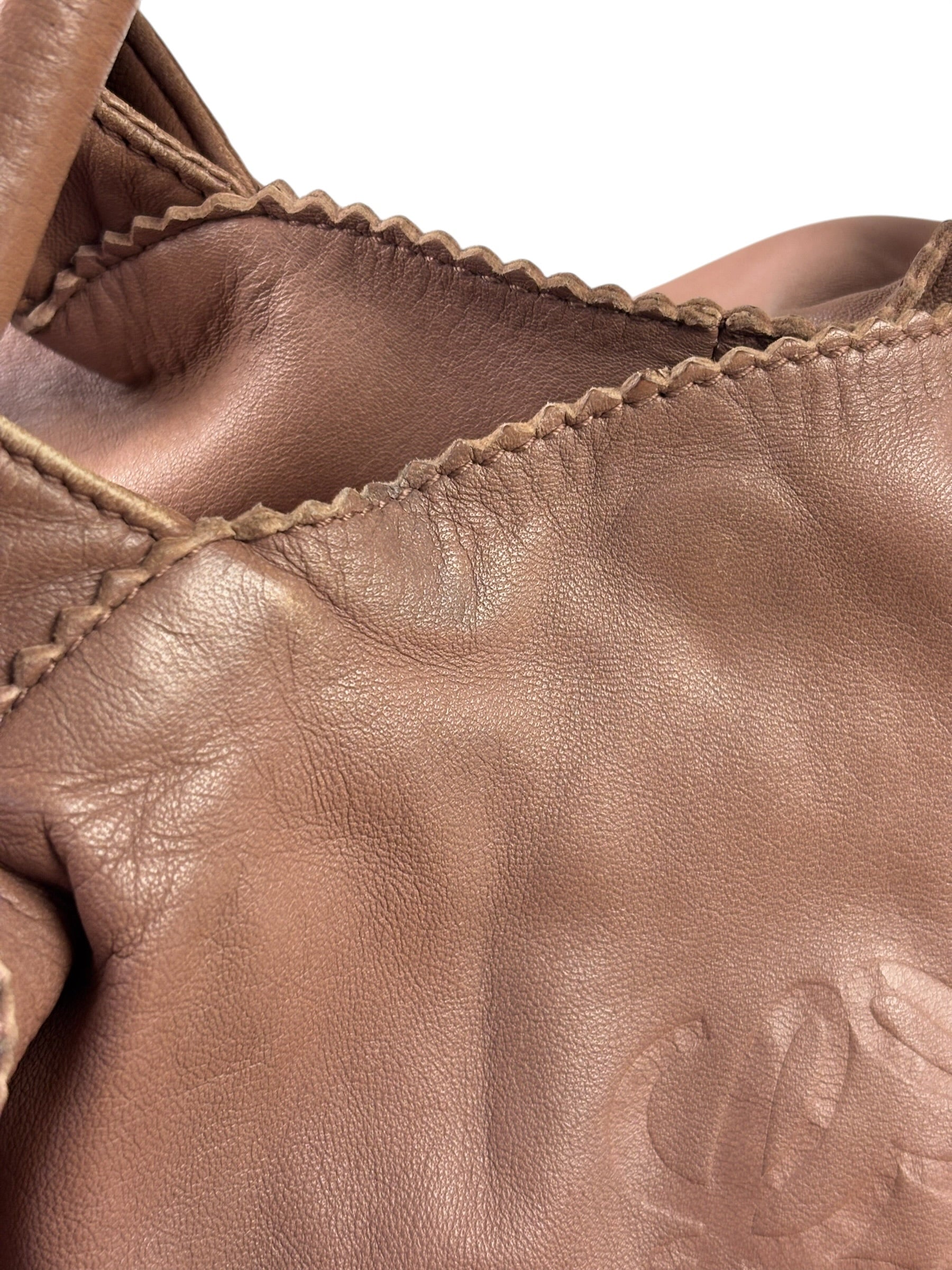Loewe Dusty Rose Pink Leather Nappa Aire Handbag
