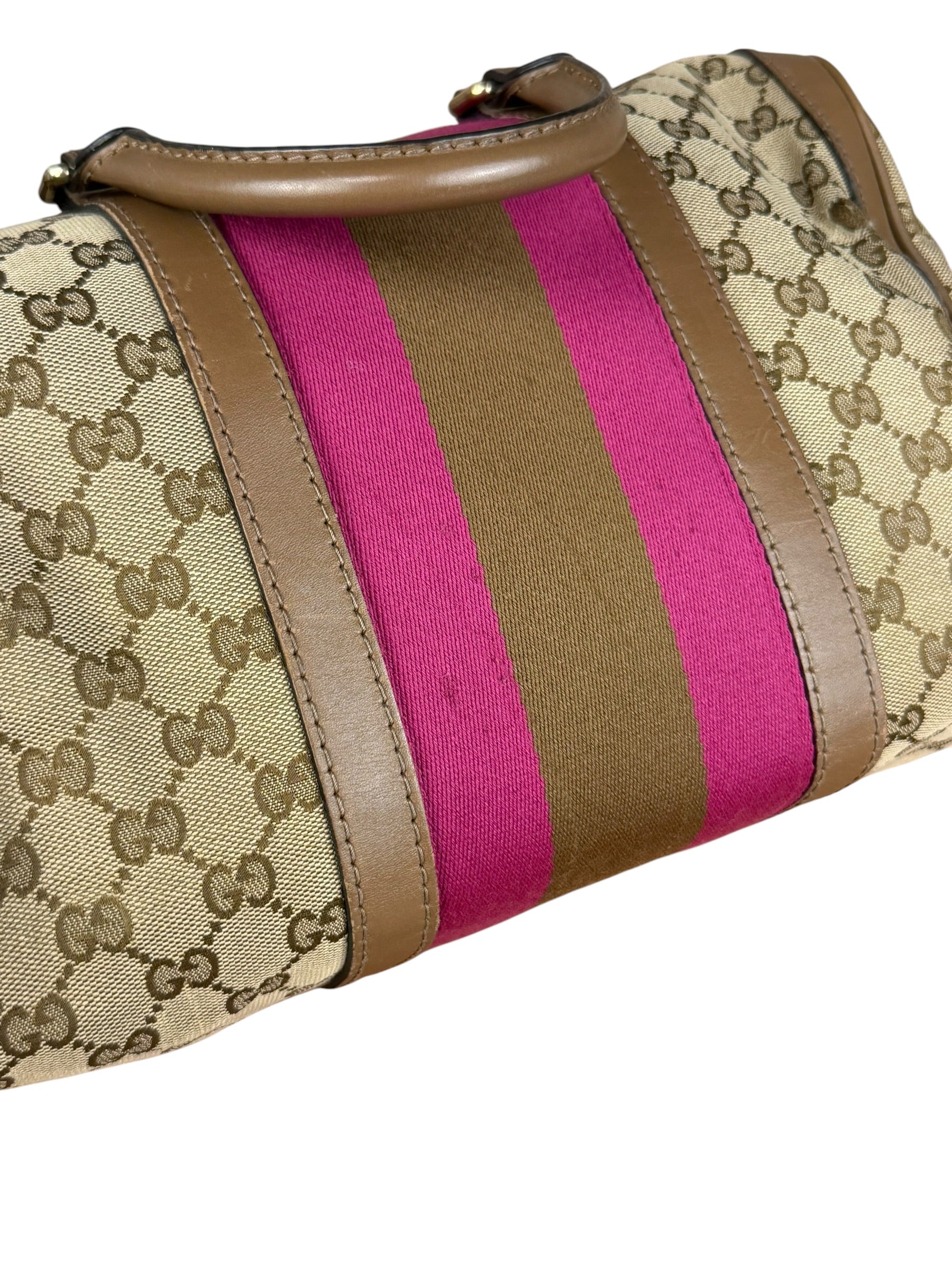 Gucci Vintage GG Web Joy Mini Boston