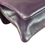 Chanel Purple Lambskin Ball Button Flap 2001