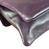Chanel Purple Lambskin Ball Button Flap 2001