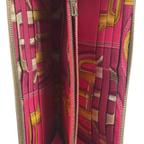 Hermes Taupe Epsom Leather Silk'In Long Wallet 2009