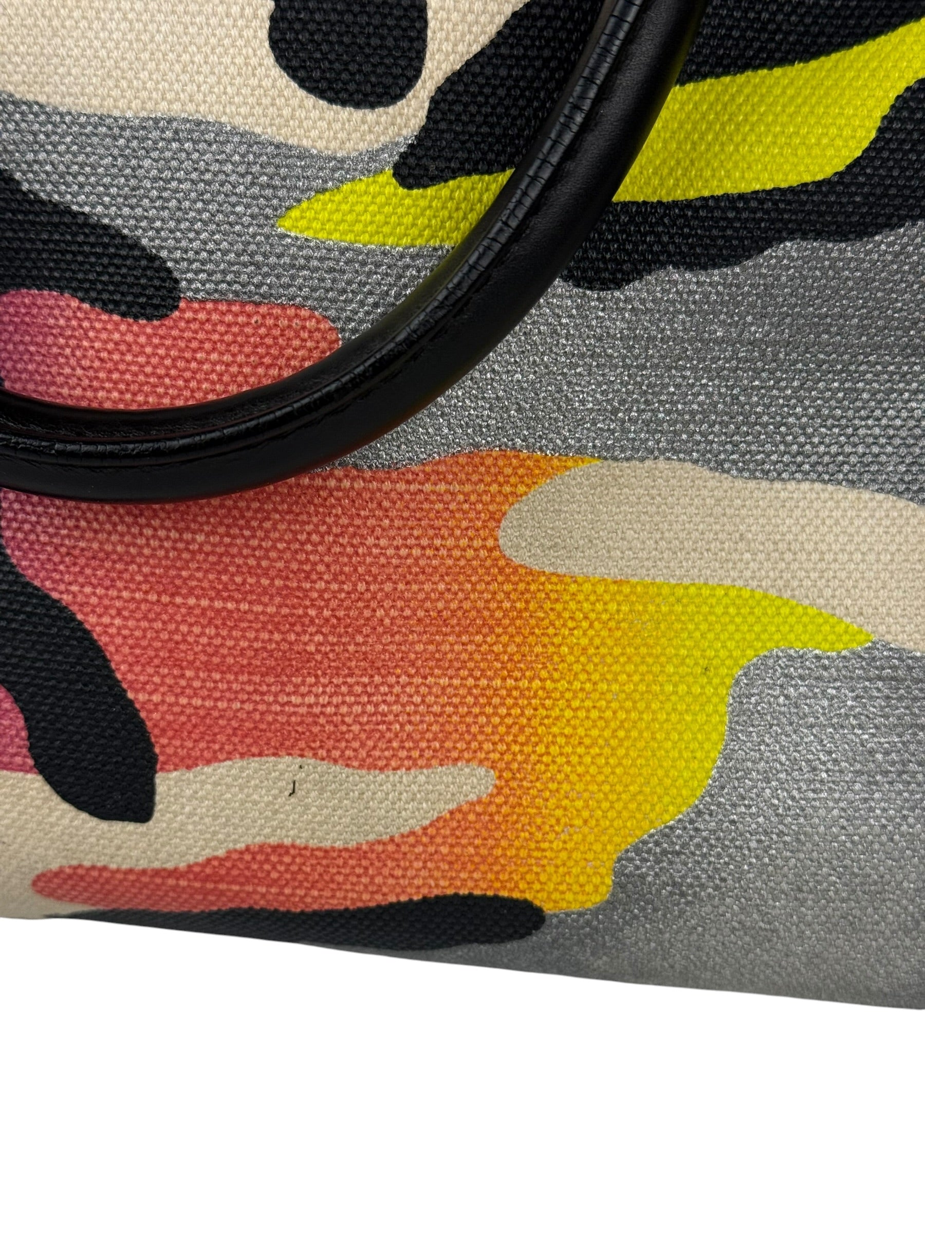 Christian Dior x Anselm Reyle Camouflage Boston Bag