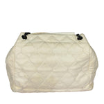 Chanel Beige Quilted Leather  Chain Shoulder Bag 2008