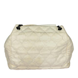 Chanel Beige Quilted Leather  Chain Shoulder Bag 2008