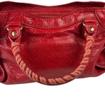 Balenciaga Red Calfskin Mini Le City Bag