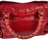 Balenciaga Red Calfskin Mini Le City Bag