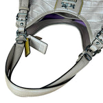 Coach Beige Maggie Croc Handbag