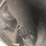 Chanel Navy Chocolate Bar Square Quilt LAX Bowler Bag 2004