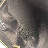Chanel Navy Chocolate Bar Square Quilt LAX Bowler Bag 2004