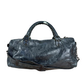 Balenciaga Vintage Dark Blue Leather Classic City Bag