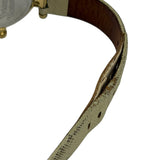 Vivienne Westwood White Leather Round Face Watch